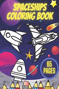 Spaceships Coloring Book