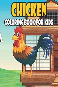 Chicken Coloring Book For Kids