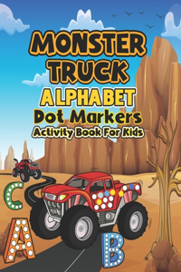 Monster Truck Alphabet Dot markers activity book for kids