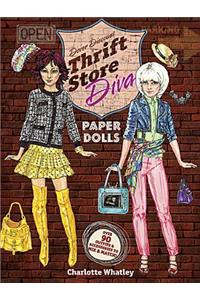 Thrift Store Diva Paper Dolls