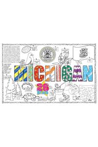 Michigan Symbols & Facts Funsheet - Pack of 30