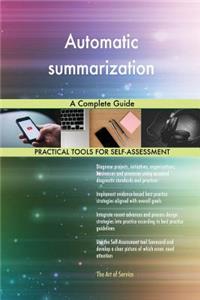 Automatic summarization A Complete Guide