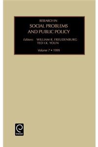 Research in Social Problems and Public Policy