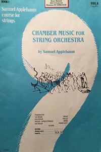 CHAMBER MUSIC FOR STR ORCH BK1 VLA