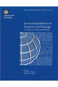 Institutional Reform for Irrigation and Drainage