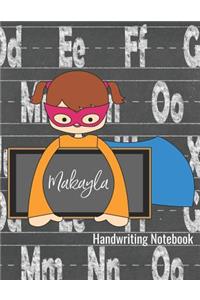 Makayla Handwriting Notebook