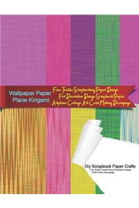 Wallpaper Paper Plane Kirigami Diy Scrapbook Paper Crafts Fine Textile Colorful Sheet Decorative Design Photo Paper Decoupage