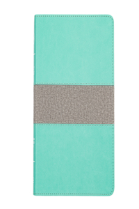 CSB Thinline Reference Bible, Mint/Gray Leathertouch