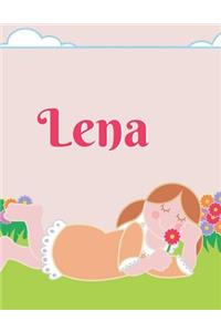 Lena Personalized Sketchbook Journal Notebook