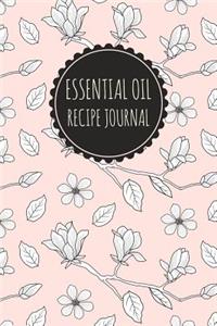 Essential oil recipe journal