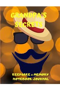 Grandpa's Secrets Keepsake & Memory Book