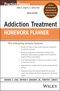 Addiction Treatment Homework Planner