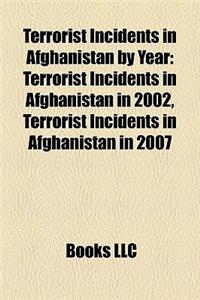 Terrorist Incidents in Afghanistan by Year