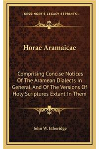 Horae Aramaicae