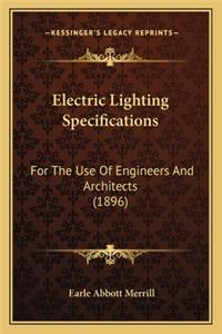 Electric Lighting Specifications