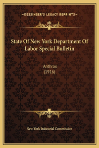 State Of New York Department Of Labor Special Bulletin