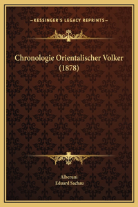Chronologie Orientalischer Volker (1878)