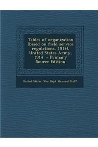 Tables of Organization (Based on Field Service Regulations, 1914), United States Army, 1914