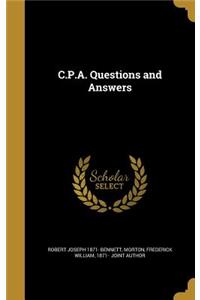 C.P.A. Questions and Answers