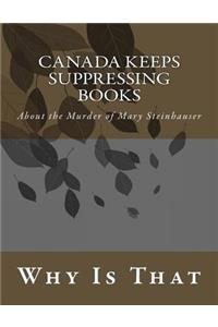 Canada Keeps Suppressing Books