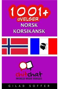 1001+ øvelser norsk - korsikansk