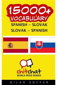 15000+ Spanish - Slovak Slovak - Spanish Vocabulary