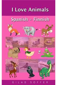 I Love Animals Spanish - Finnish
