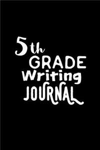 5th Grade Writing Journal
