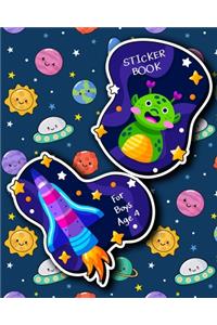 Sticker Book For Boys Age 4