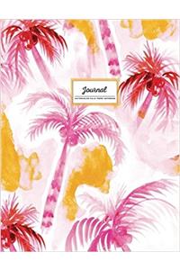 Journal - Watercolor Palm Trees Notebook