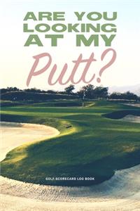 Golf Scorecard Log Book