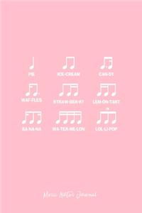 Music Notes Journal