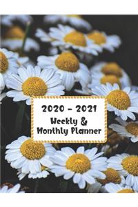 2020 - 2021 Weekly & Monthly Planner