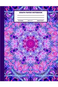 Graph Paper Notebook: Mandala Cover Design - Quad Ruled - 120 Pages - 8.5" X 11" - Matte Finished Soft Cover