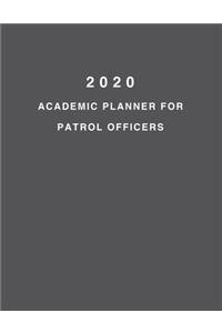 2020 Academic Planner For Patrol Officers