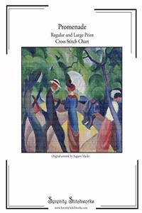 Promenade Cross Stitch Pattern - Auguste Macke