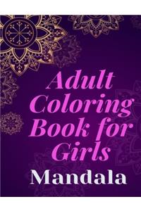 Adult Coloring Book for Girls.