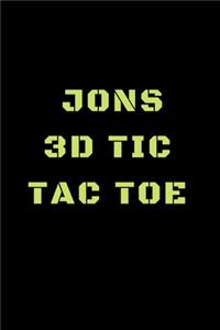 Jons 3D Tic Tac Toe