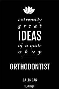 Calendar for Orthodontists / Orthodontist
