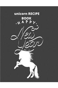 recipe book gift unicorn
