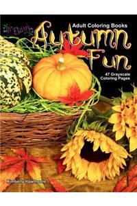 Adult Coloring Books Autumn Fun 47 Grayscale Coloring Pages