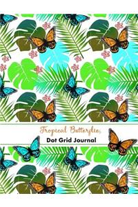 Tropical Butterflies - Dot Grid Journal