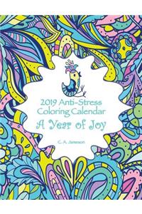 2019 Anti-Stress Coloring Calendar