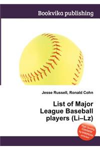 List of Major League Baseball Players (Li-Lz)