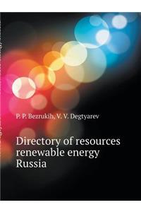 Directory of Resources Renewable Energy Russia