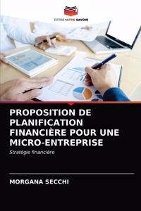 Proposition de Planification Financière Pour Une Micro-Entreprise