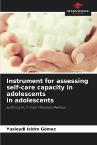 Instrument for assessing self-care capacity in adolescents in adolescents