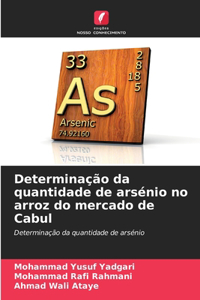 Determinação da quantidade de arsénio no arroz do mercado de Cabul