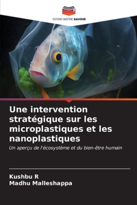 Une intervention stratégique sur les microplastiques et les nanoplastiques