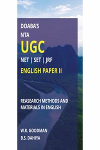 Doabaâ€™s NTA UGC NET | SET | JRF English Paper II â€“ Research Methods and Materials in English